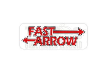 Sticker Fast Arrow logo 10x3cm universeel, Ophalen of Verzenden, Nieuw, Fast Arrow
