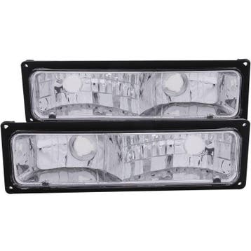 ANZO 1988-1998 Chevrolet C1500 Euro Parking Lights Black, Ophalen of Verzenden, Nieuw