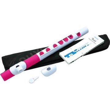 NUVO TooT 2.0 wit-roze kinder dwarsfluit blokfluit, Muziek en Instrumenten, Ophalen of Verzenden, Nieuw