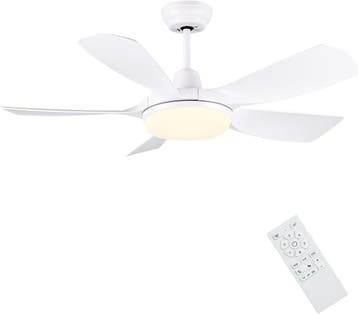 Moderne Plafondventilator | 67% Korting | Retourdeal, Ophalen of Verzenden, Ventilator met afstandsbediening, Niet werkend, Plafondventilator