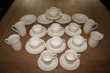 Wedgwood - Tafelservies (26) - Edme - Aardewerk - Queens, Antiek en Kunst