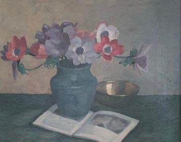 Charles Husslein (1894 - 1971) - Bouquet de fleurs, Antiek en Kunst
