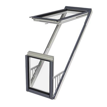 Fakro Balkondakraam Galeria FGU-X 78x255 cm, Minder dan 80 cm, Verzenden, Nieuw, Dubbelglas