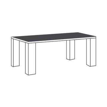 Eettafel-L Bloemendaal - eettafel, Huis en Inrichting, Tafels | Eettafels, Nieuw, Overige vormen, Overige materialen