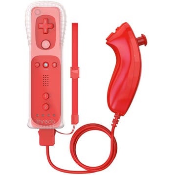 Thredo Remote Controller + Nunchuk voor Nintendo Wii / Wii U, Spelcomputers en Games, Verzenden, Nieuw, Draadloos, Wii-mote of Nunchuck