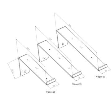 Gorillz Wagon 20 -2 Stuks-Zwart, Verzenden, Nieuw