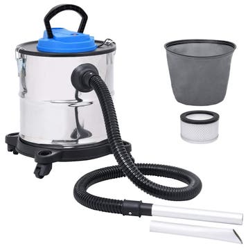 vidaXL Asstofzuiger met HEPA filter 1200 W 20 L roestvrij, Witgoed en Apparatuur, Stofzuigers, Verzenden, Nieuw