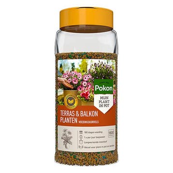 Pokon terras & balkon plantenvoeding | 1800 gram, Verzenden, Nieuw