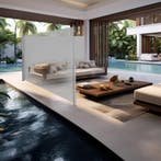 Uitschuifbare aluminium dubbelzijdige luifel met oprolmechan, Verzenden, Nieuw