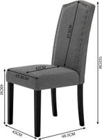24goodz Eetkamerstoelen met Hoge Rugleuning - Ergonomisch Co, Huis en Inrichting, Stoelen, Verzenden, Nieuw