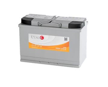 Dynac Deep Cycle AGM accu 12 volt 105 ah, Caravans en Kamperen, Ophalen of Verzenden, Nieuw