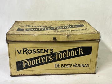 Kist - Metaal - van Rossem,s tabakkist