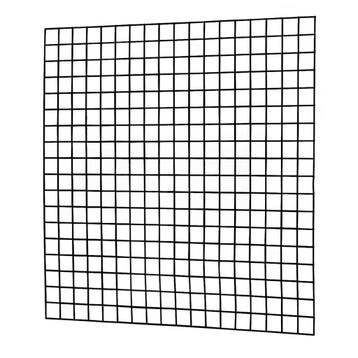 Gaaspaneel Zwart 180 x 180 cm - Maas 10 x 10 cm, Tuin en Terras, Verzenden, Nieuw, Hout