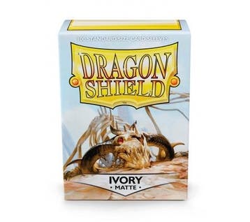 Dragon Shield Sleeves Matte Ivory (100 pieces), Ophalen of Verzenden, Nieuw