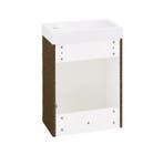 Badkamer Kast Onder Wastafel – Compacte Opbergkast Bruin, Huis en Inrichting, Verzenden, Nieuw