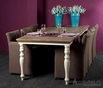 Eettafel Fleur - eettafel, Nieuw, Overige vormen, Overige materialen