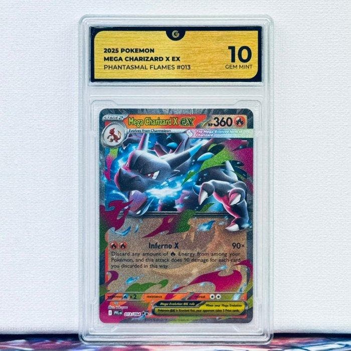 Pokémon Graded card - CHARIZARD 013 - Pokémon - GG 10, Hobby en Vrije tijd, Verzamelkaartspellen | Pokémon