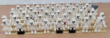 Lego - Minifigures - Skeletten 50 stuks - 1990-2000, Nieuw