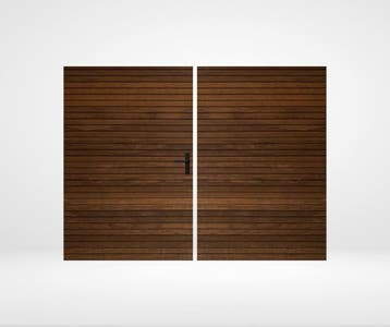 Dubbele Tuinpoort Dubbel Rhombus Fraké Horizontaal, Ophalen of Verzenden, Nieuw