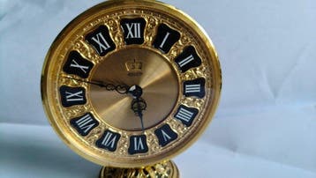 Reisklok, Wekker - Jaeger-LeCoultre - - Verguld messing -