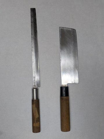 Keukenmes - Staal, Hout - Japan - Traditionele Japanse