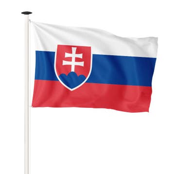 Vlag Slowakije 200x300cm (voor masten 7 en 8 meter), Diversen, Vlaggen en Wimpels, Nieuw