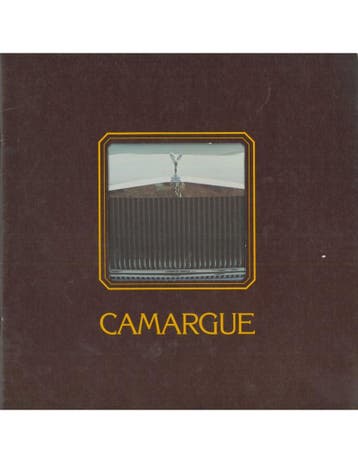 1975 ROLLS ROYCE CARMARGUE BROCHURE, Nieuw, Author