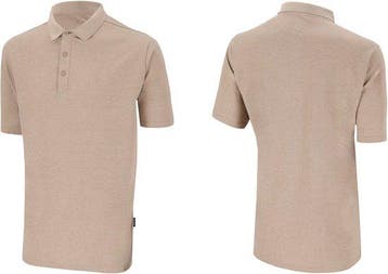2dekans | Bamboo Elements - Polo Shirt Heren - Dark Sand, Kleding | Heren, Ophalen of Verzenden, Zo goed als nieuw, Bamboo Elements