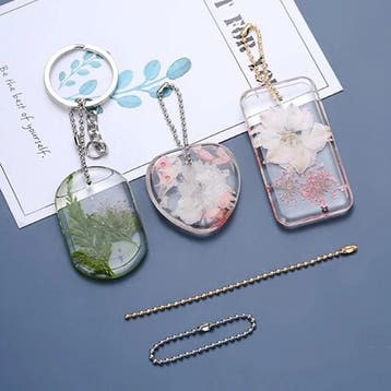 Sleutelringen Epoxy resin set van 5, Ophalen of Verzenden, Nieuw