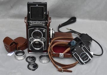 Rolleiflex Rolleiflex 3.5 E met div accessoires Analoge, Nieuw