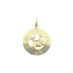 Gouden sterrenbeeld hanger; Maagd (Hanger of bedel), Ophalen of Verzenden, Gebruikt, Goud, Overige merken