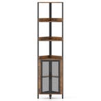 LIVSK Hoekboekenkast - 4 Open Niveaus - Verstelbaar - Metale, Verzenden, Nieuw