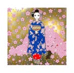 Takashi Murakami (1962) - Maiko in Kyoto, Cherry Blossoms on