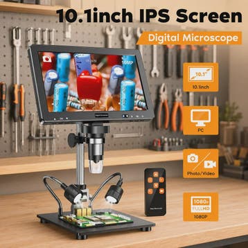 DM13 Digitale Microscoop 10.1" IPS Scherm, 2000X Vergroting,, Verzenden, Nieuw