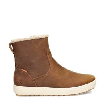 Ecco Soft 7 Tred gevoerde boots voor dames in het Cognac, Kleding | Dames, Schoenen, Ecco, Overige kleuren, Verzenden, Lage of Enkellaarzen