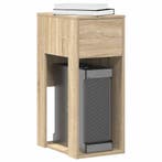 vidaXL Computertorenstandaard met lade 30x44x74 cm sonoma, Huis en Inrichting, Bureaus, Verzenden, Nieuw
