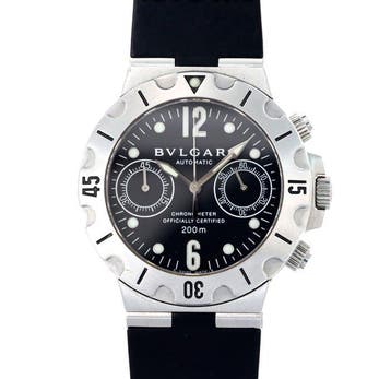 Bvlgari - Diagono Chronograph - Zonder minimumprijs - SCB38S, Sieraden, Tassen en Uiterlijk, Horloges | Heren, Nieuw