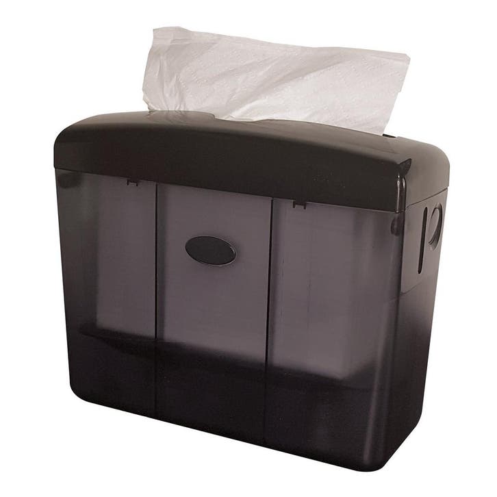 Pearl Black tafelmodel handdoekpapier dispenser, Huis en Inrichting, Schoonmaakartikelen, Verzenden