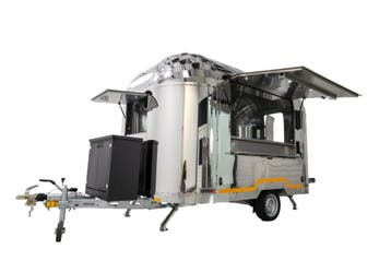 Streamline 370 chroom | Mobiele keuken | Foodtrailer, Ophalen