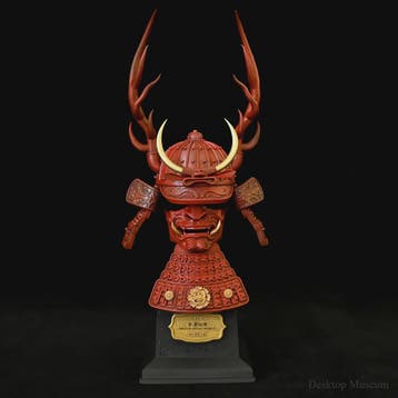 Japanse Samurai Helm Ornament met Draak & Hertengewei - Deco, Verzenden, Nieuw