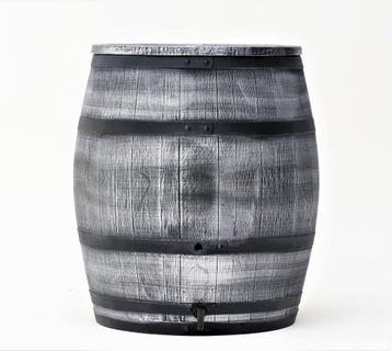 Houten regenton 240 liter Wineman greywash, Nieuw