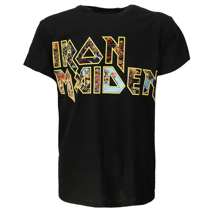 Iron Maiden Eddie Logo T-Shirt, Kleding | Heren, T-shirts, Verzenden