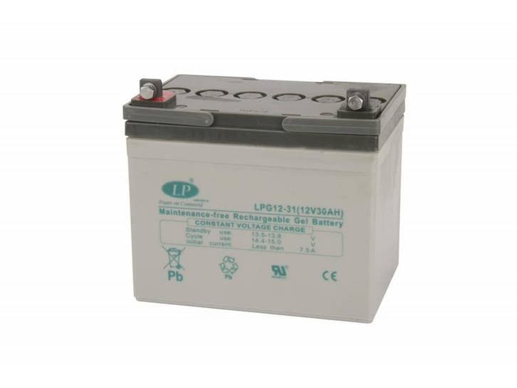 Gel accu 12 volt 31ah T5 (LPCG), Auto-onderdelen, Accu's en Toebehoren, Verzenden