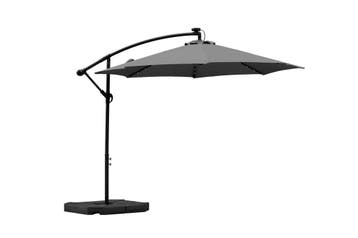 2dekans | Feelfurniture Toscano Zweefparasol Donkergrijs –, Ophalen of Verzenden, Zo goed als nieuw