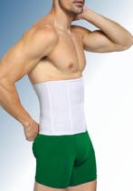 Tummy Belt – Corrigerende Buikband voor Mannen - Wit -