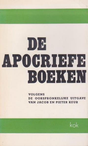 Apocriefen van het Oude Testament 9789024200900, Boeken, Verzenden, Gelezen