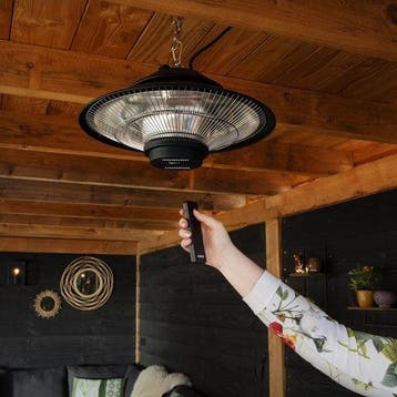 2dekans | VONROC Terrasverwarmer – Hangend & Infrarood –, Ophalen of Verzenden, Zo goed als nieuw