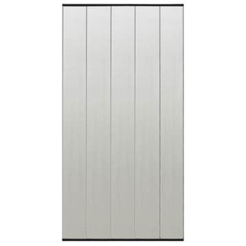 vidaXL Vliegengordijn 5-delig 120x240 cm mesh zwart, Huis en Inrichting, Verzenden, Nieuw, Zwart