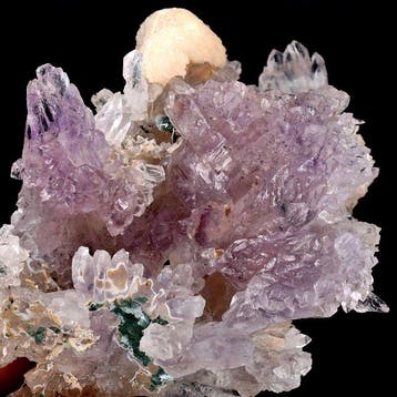 Prachtige amethistkwartsbloem uit Brazilië - Hoogte: 9.6 cm