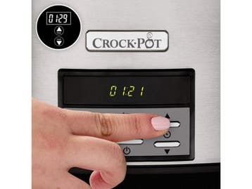 CrockPot - Digitale Slowcooker - 7,5L - Vaatwasserbestendig, Verzenden, Zo goed als nieuw